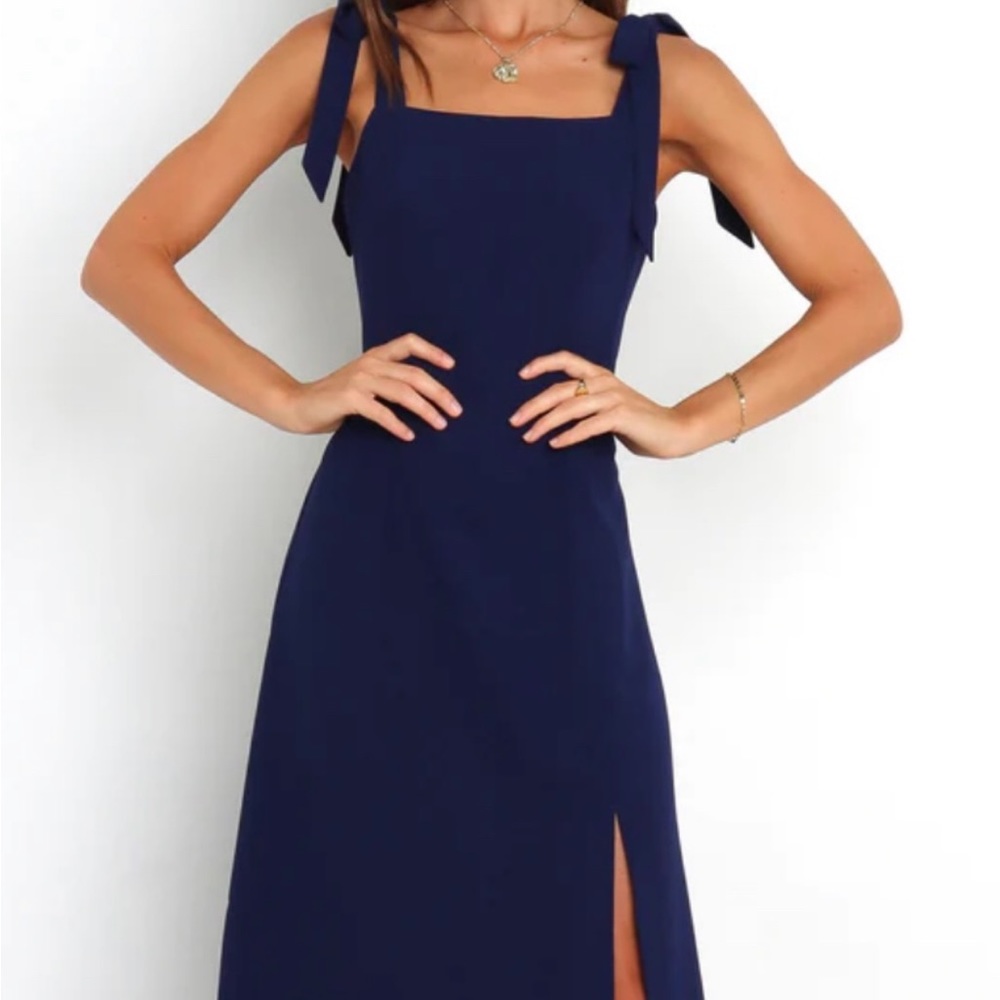 Petal & Pup Blue Midi Dress